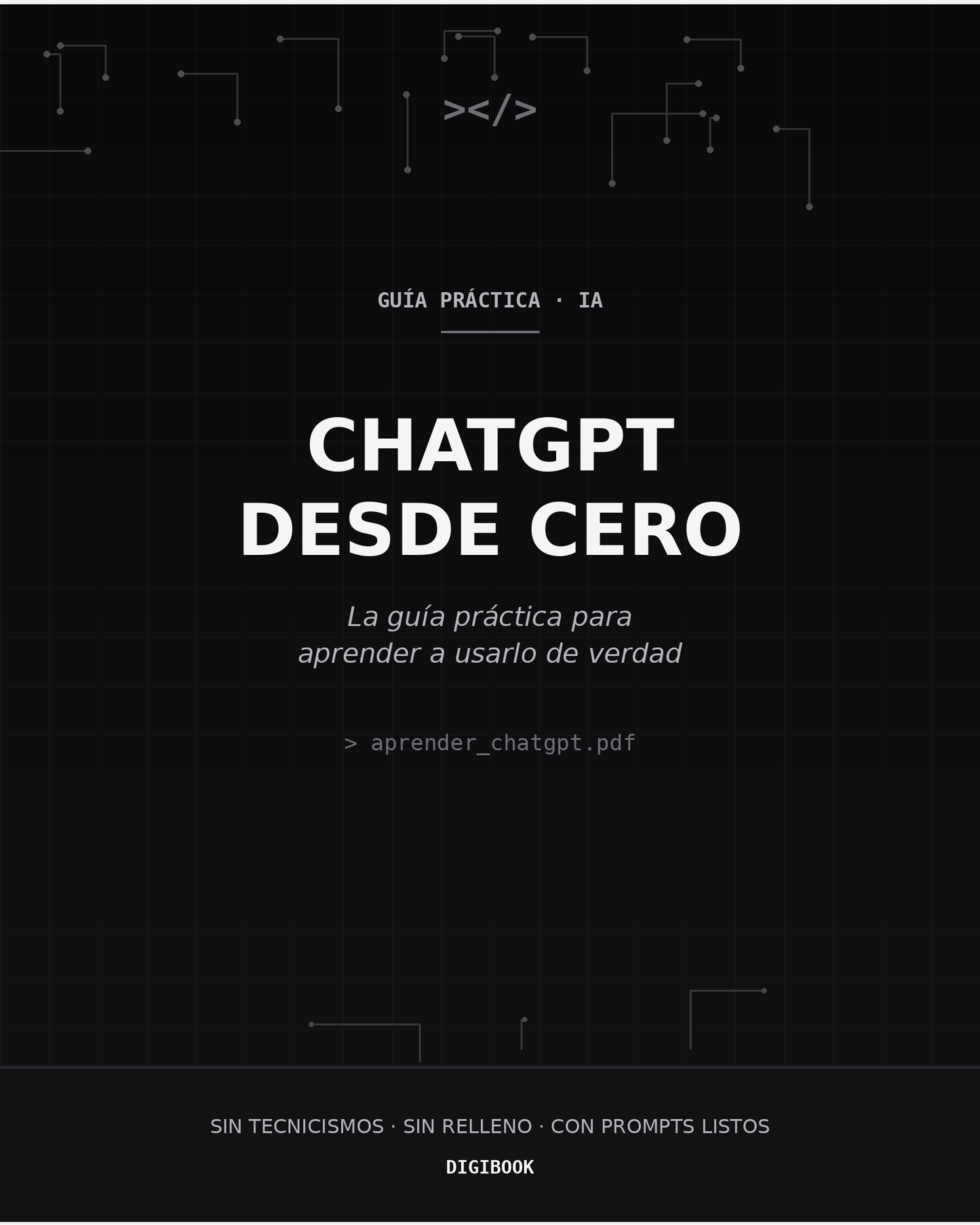 Portada del ebook ChatGPT desde Cero